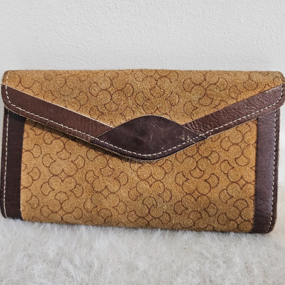 Cute suede wallet 7×4"